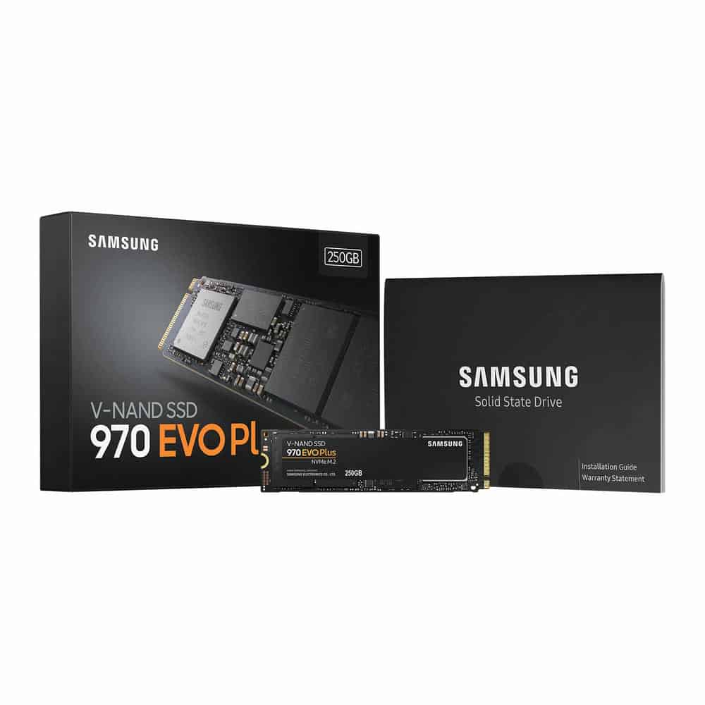 (image for) Samsung 970 EVO PLUS 250GB M.2 NVMe PCIe High Performance NVMe SSD/Solid State Drive